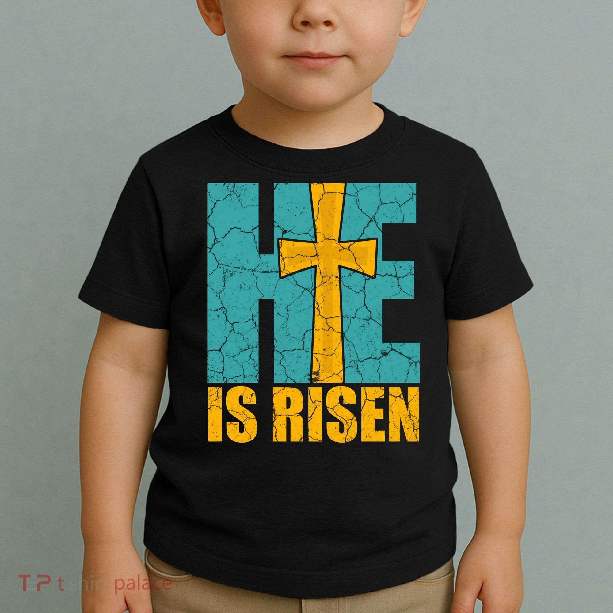 He Is Risen Jesus Christ Christian Toddler T-Shirt