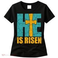 He Is Risen Jesus Christ Christian Women's T-Shirt thumb 0