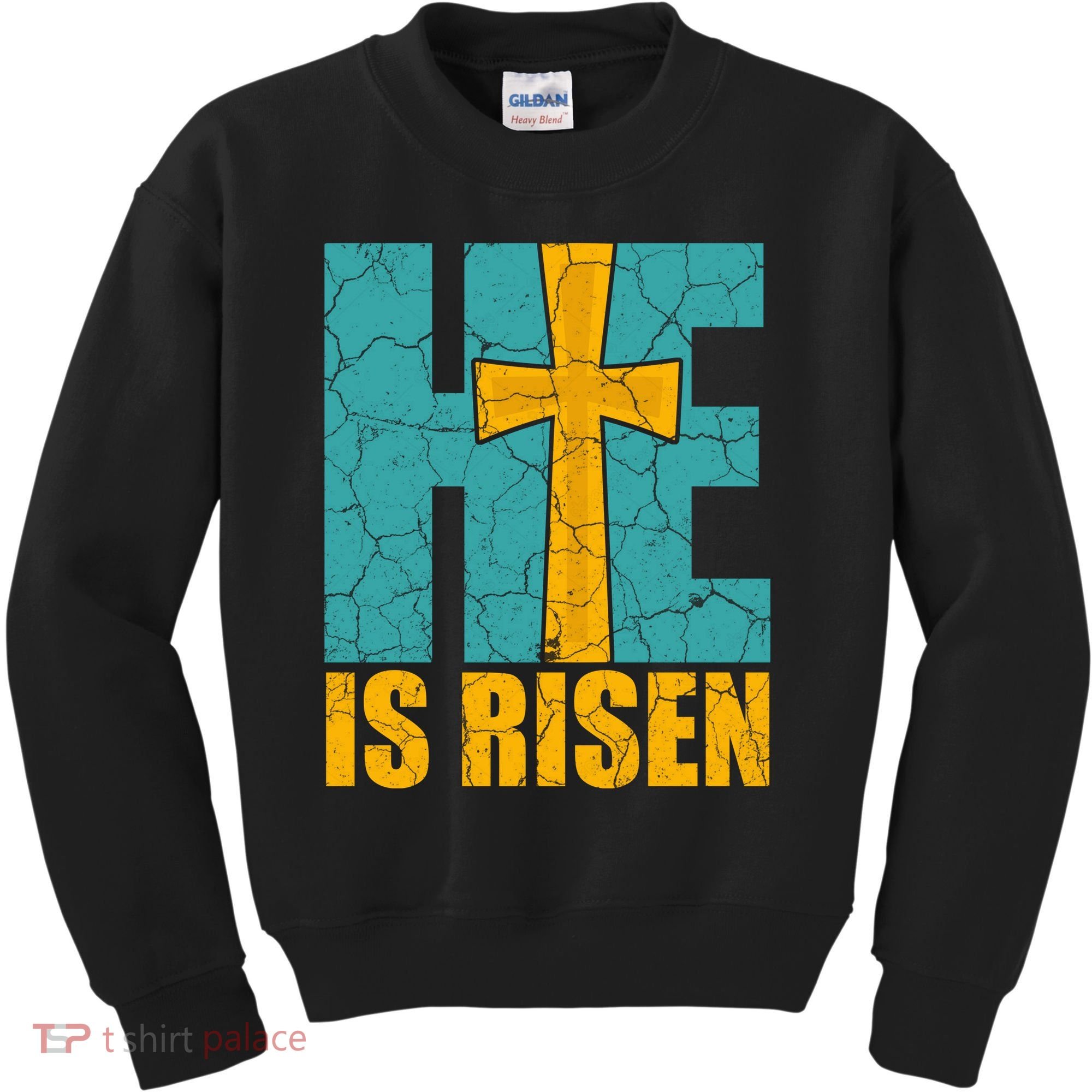 He Is Risen Jesus Christ Christian Kids Sweatshirt