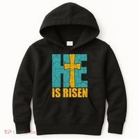 He Is Risen Jesus Christ Christian Kids Hoodie thumb 0