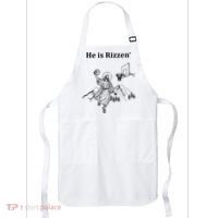 He Is Rizzen Jesus Christ He Has Risen Basketball Dunking Apron thumb 0