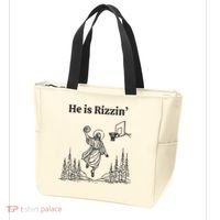 He Is Rizzen Basketball Tote Bag thumb 3