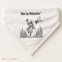 He Is Rizzen Basketball USA-Made Doggie Bandana thumb 0