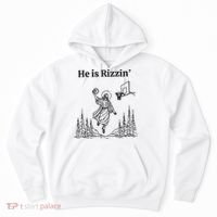 He Is Rizzen Basketball Hoodie thumb 0