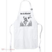 He Is Rizzen Basketball Apron thumb 0