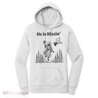 He Is Rizzen Basketball Women's Hoodie thumb 0