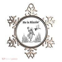 He Is Rizzen Basketball Ornament thumb 0
