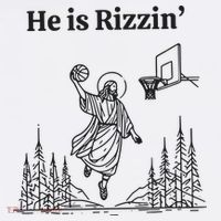 He Is Rizzen Basketball Women's Tank Top thumb 5