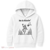 He Is Rizzen Basketball Kids Hoodie thumb 0