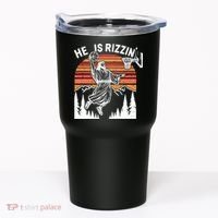 He Is Rizzin Easter Jesus Christian Basketball Tumbler thumb 0