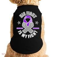 His Fight Is My Fight Alzheimer's Awareness Doggie Tank thumb 0