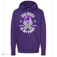 His Fight Is My Fight Alzheimer's Awareness Hoodie thumb 0