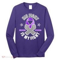 His Fight Is My Fight Alzheimer's Awareness Long Sleeve Shirt thumb 0