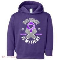 His Fight Is My Fight Alzheimer's Awareness Toddler Hoodie thumb 0