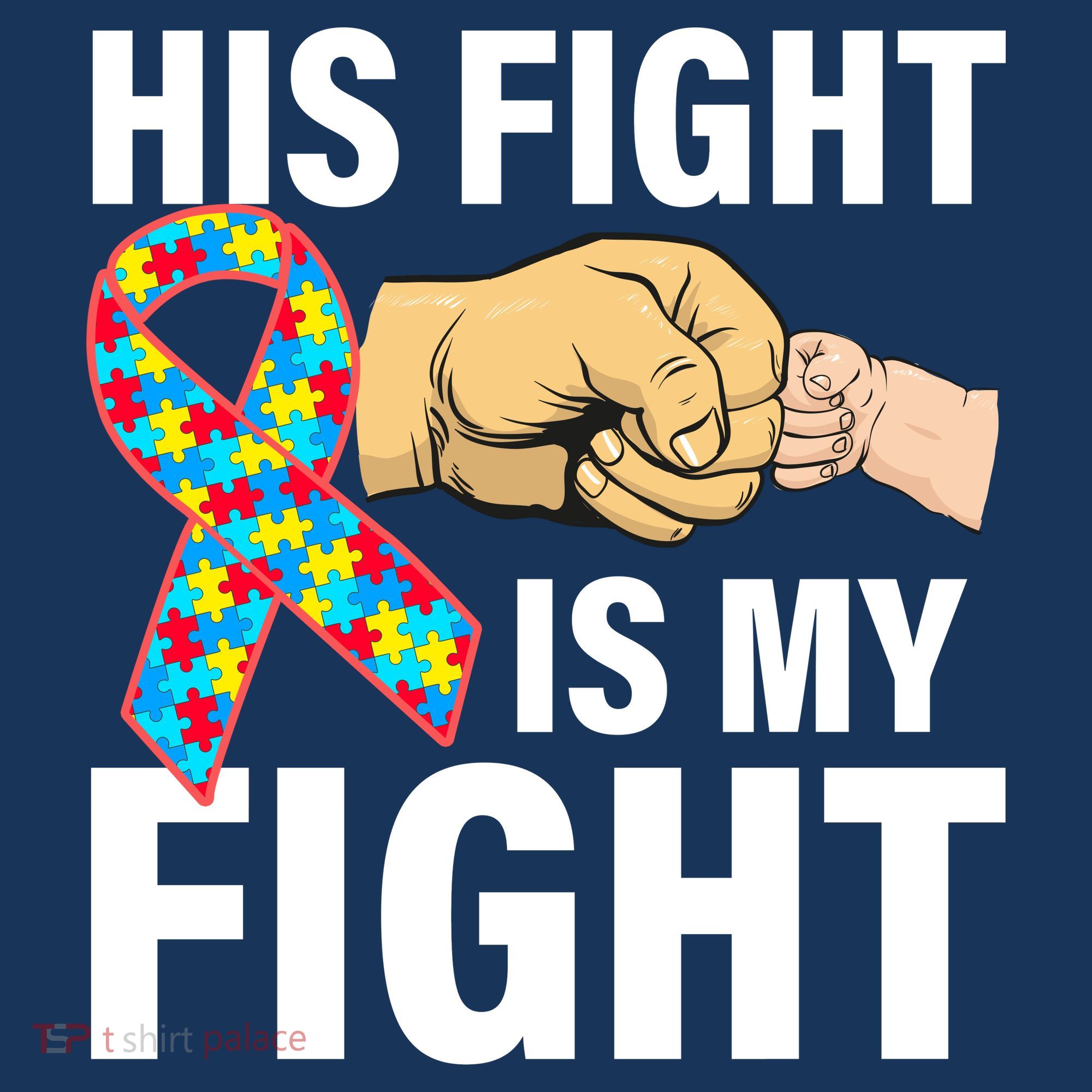 His Fight Is My Fight Autism Awareness Women's Tank Top