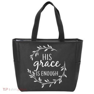 His Grace Is Enough Tote Bag