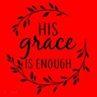 His Grace Is Enough Santa Hat thumb 1