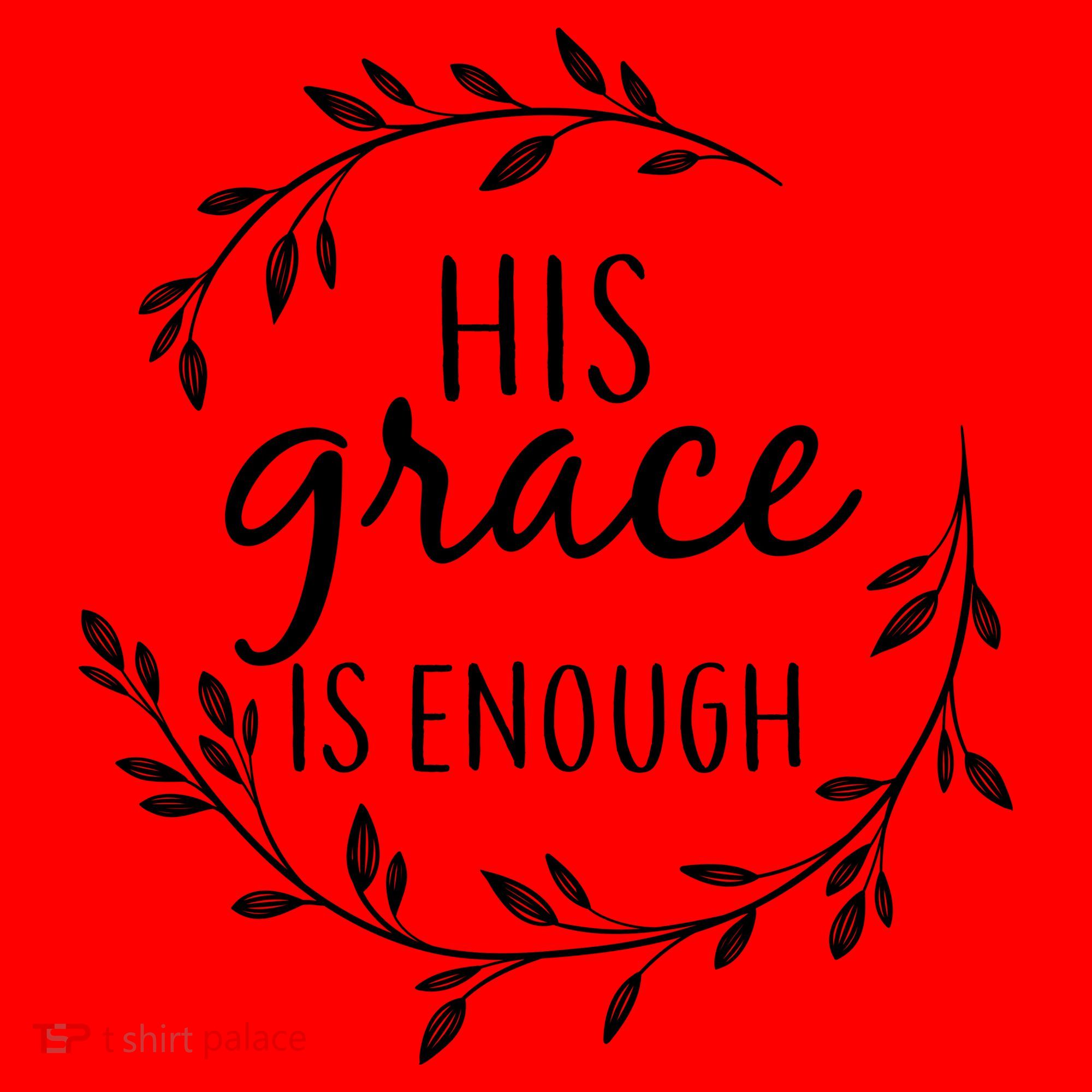 His Grace Is Enough Santa Hat