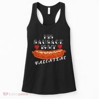 HIs Sausage Is My Valentine Dirty Offensive  Women's Tank Top thumb 0
