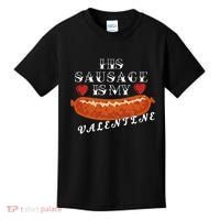 HIs Sausage Is My Valentine Dirty Offensive  Kids T-Shirt thumb 0