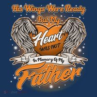 His Wings Were Ready But My Heart Was Not In Memory of My Father Women's Hoodie thumb 2