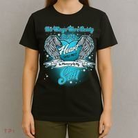 His Wings Were Ready But My Heart Was Not In Memory of My Son T-Shirt thumb 4
