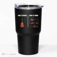 How It Started Guitar Lovers Shirts Meme Funny Guitar Tumbler thumb 0