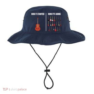 How It Started Guitar Lovers Shirts Meme Funny Guitar Bucket Hat