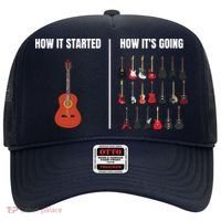 How It Started Guitar Lovers Shirts Meme Funny Guitar Hat thumb 0