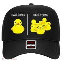 How It Started How Its Going Bath Duckie Toy Rubber Duck Hat thumb 0