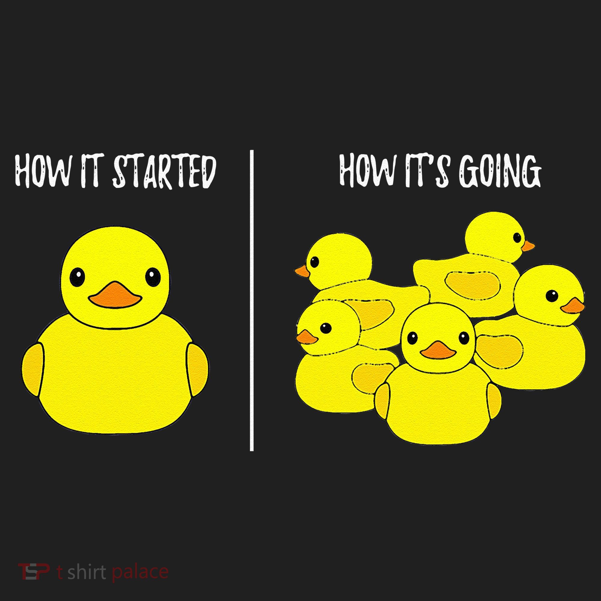 How It Started How Its Going Bath Duckie Toy Rubber Duck Hat