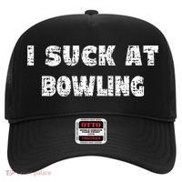 Hilarious I Suck At Bowling Bowler Quote Hat thumb 0