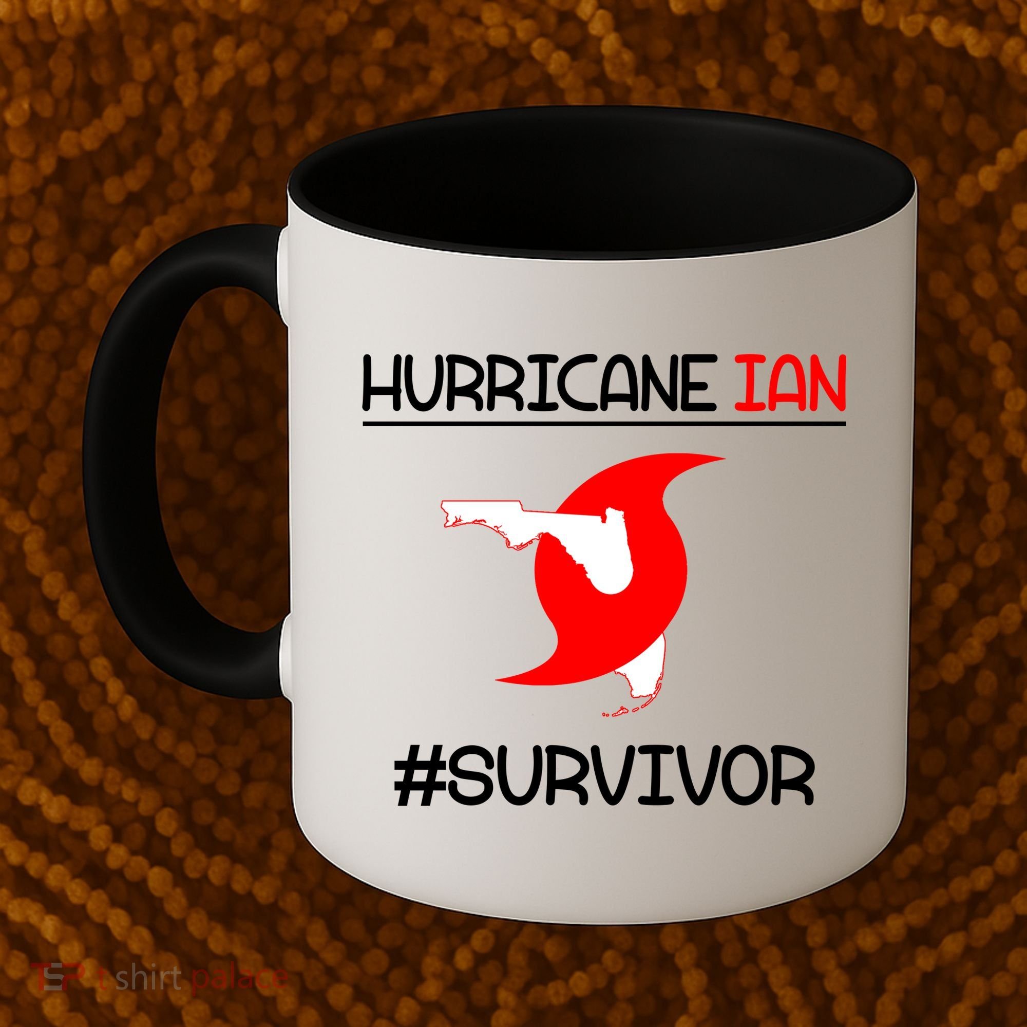 Hurricane Ian Survivor Florida Map Coffee Mug