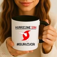 Hurricane Ian Survivor Florida Map Coffee Mug thumb 3