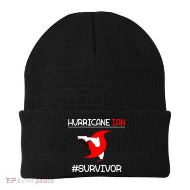 Hurricane Ian Survivor Florida Map Beanie