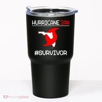 Hurricane Ian Survivor Florida Map Tumbler thumb 0