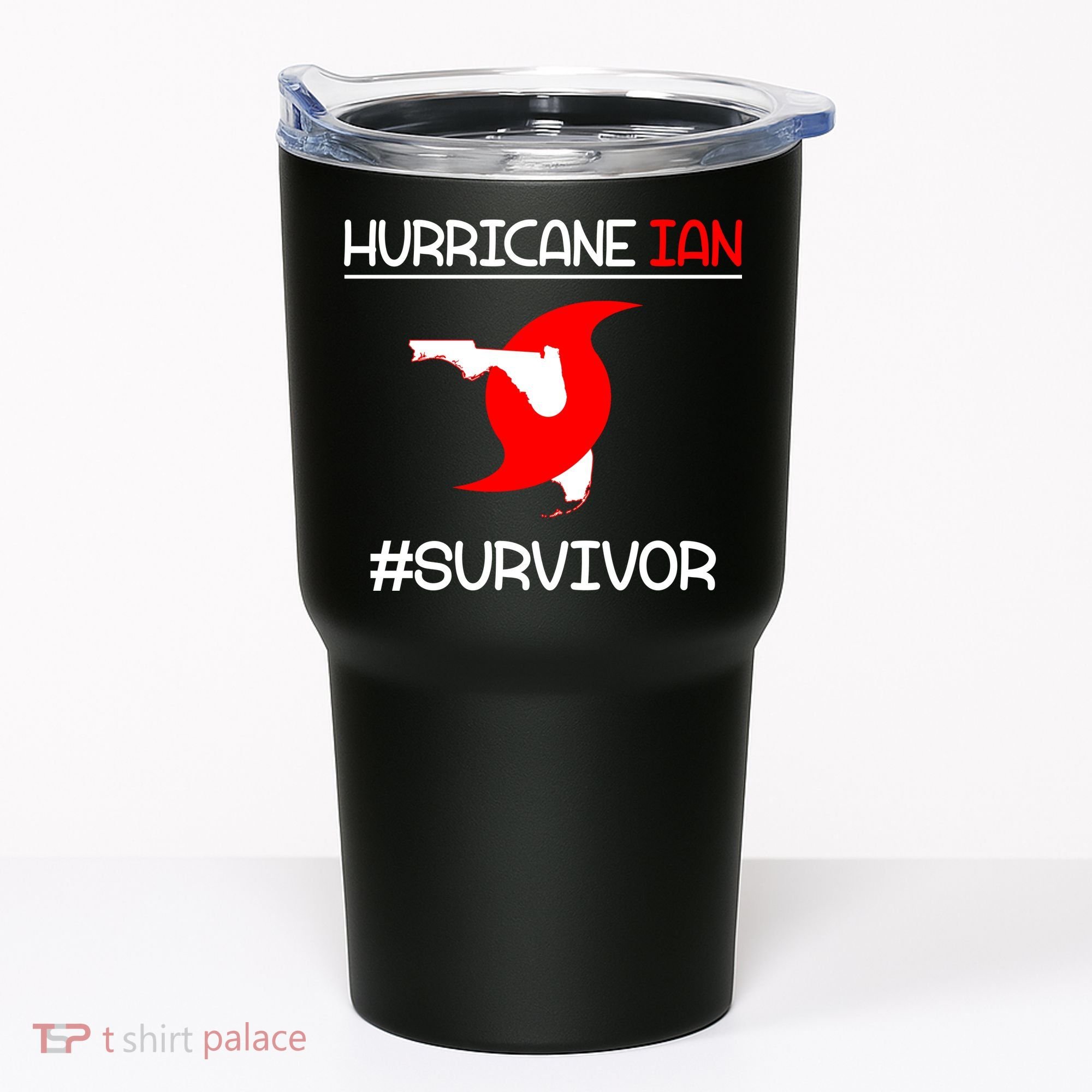 Hurricane Ian Survivor Florida Map Tumbler