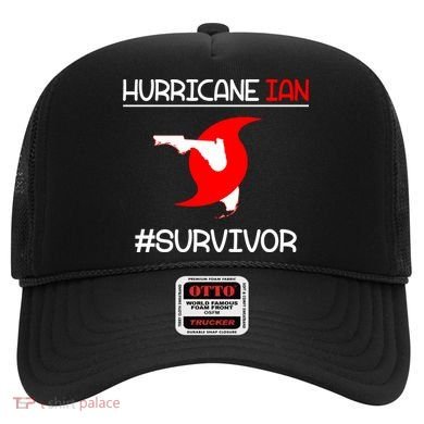 Hurricane Ian Survivor Florida Map Hat