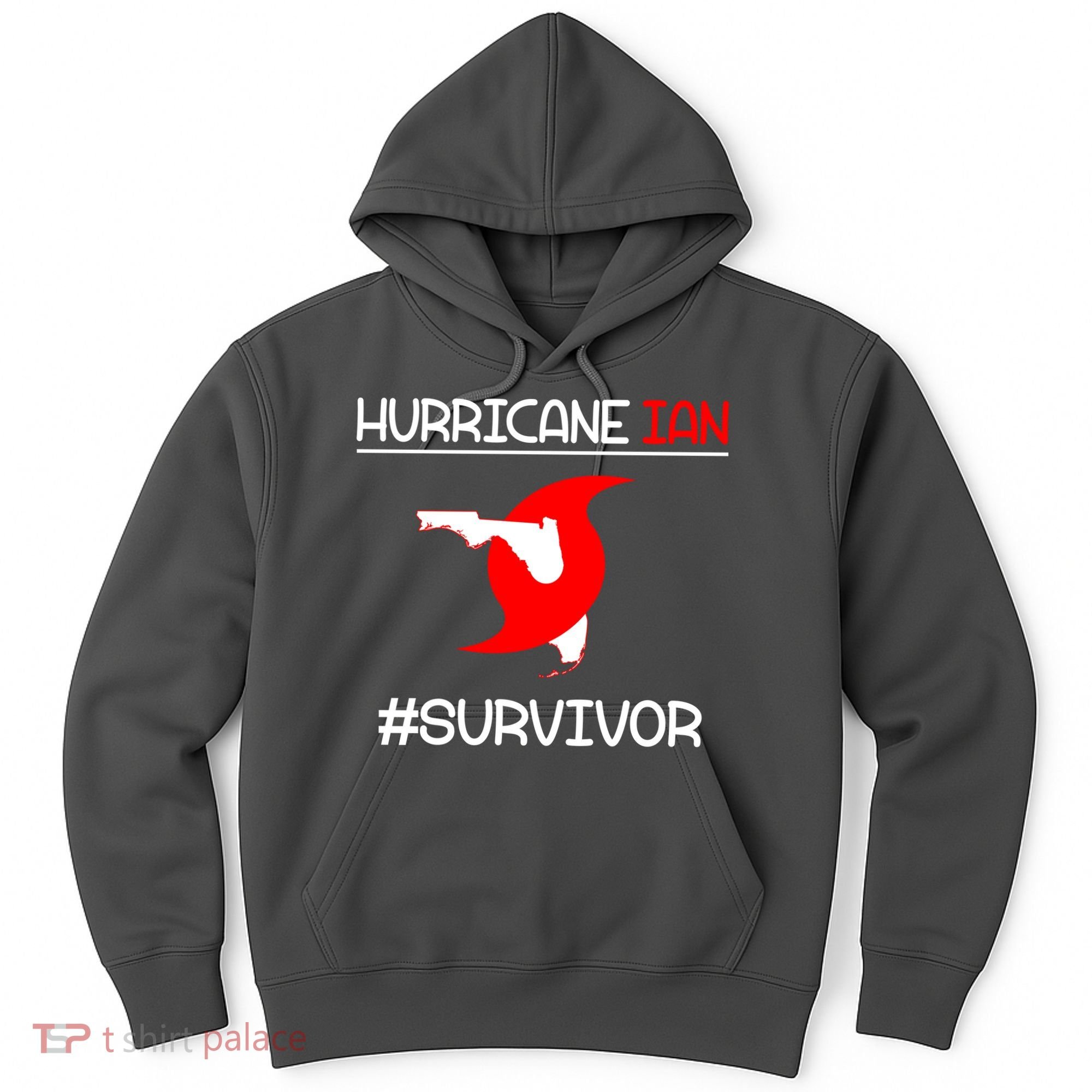 Hurricane Ian Survivor Florida Map Hoodie