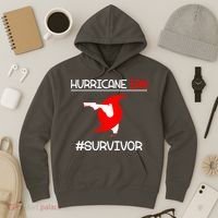 Hurricane Ian Survivor Florida Map Hoodie thumb 3