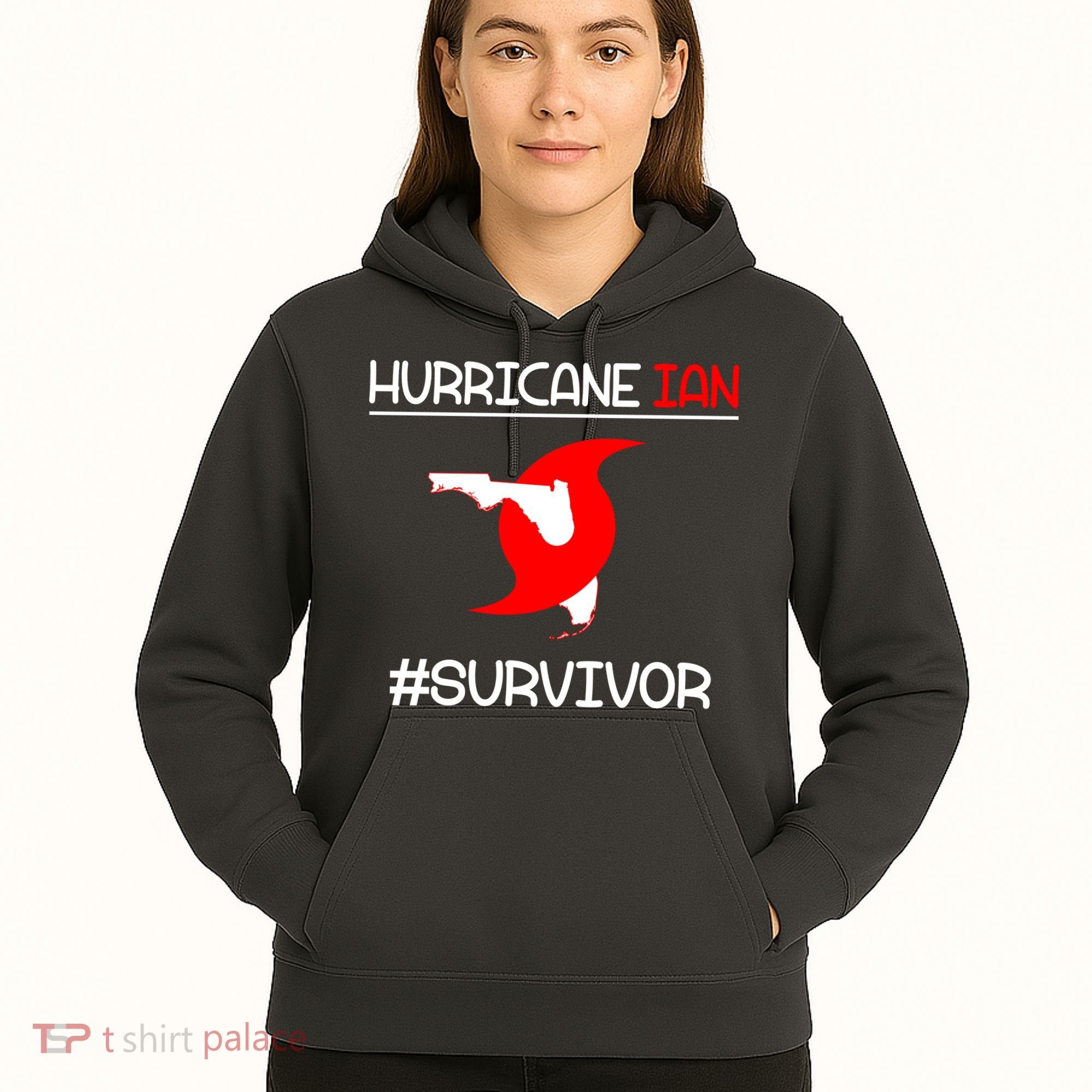 Hurricane Ian Survivor Florida Map Hoodie
