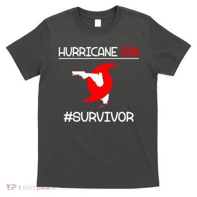 Hurricane Ian Survivor Florida Map T-Shirt