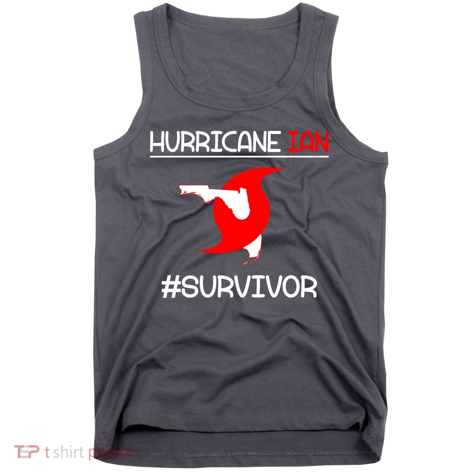 Hurricane Ian Survivor Florida Map Tank Top