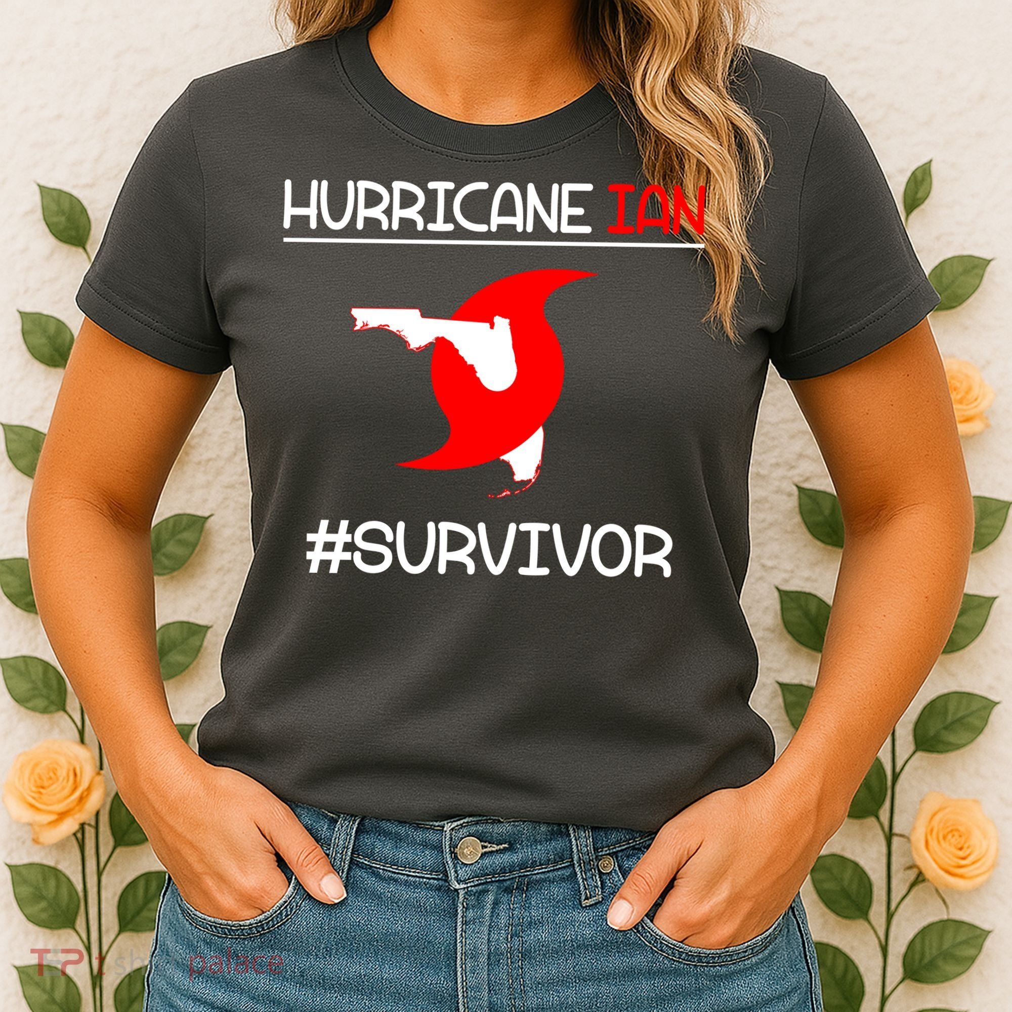 Hurricane Ian Survivor Florida Map Women's T-Shirt