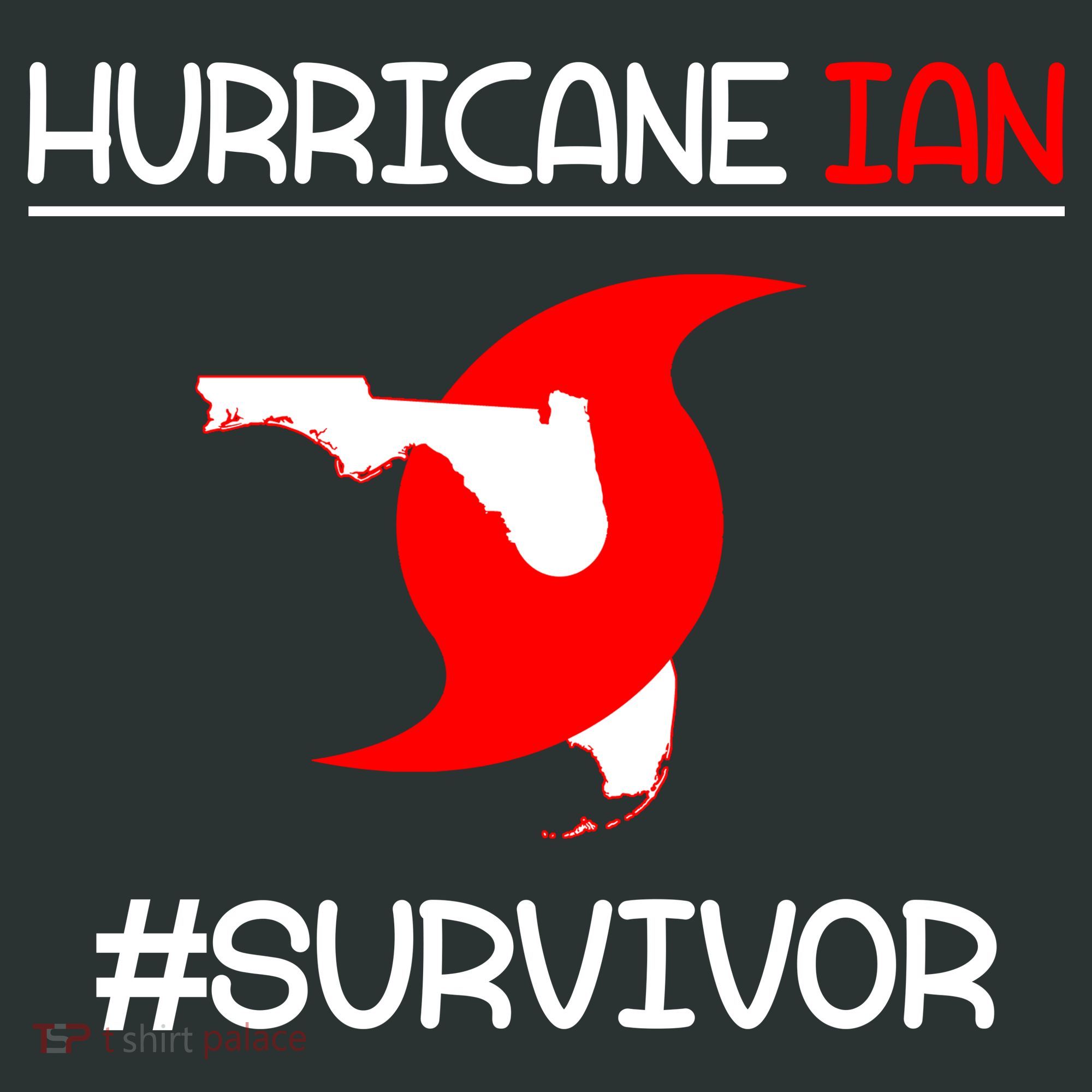 Hurricane Ian Survivor Florida Map Kids Sweatshirt