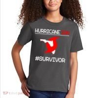 Hurricane Ian Survivor Florida Map Kids T-Shirt thumb 2