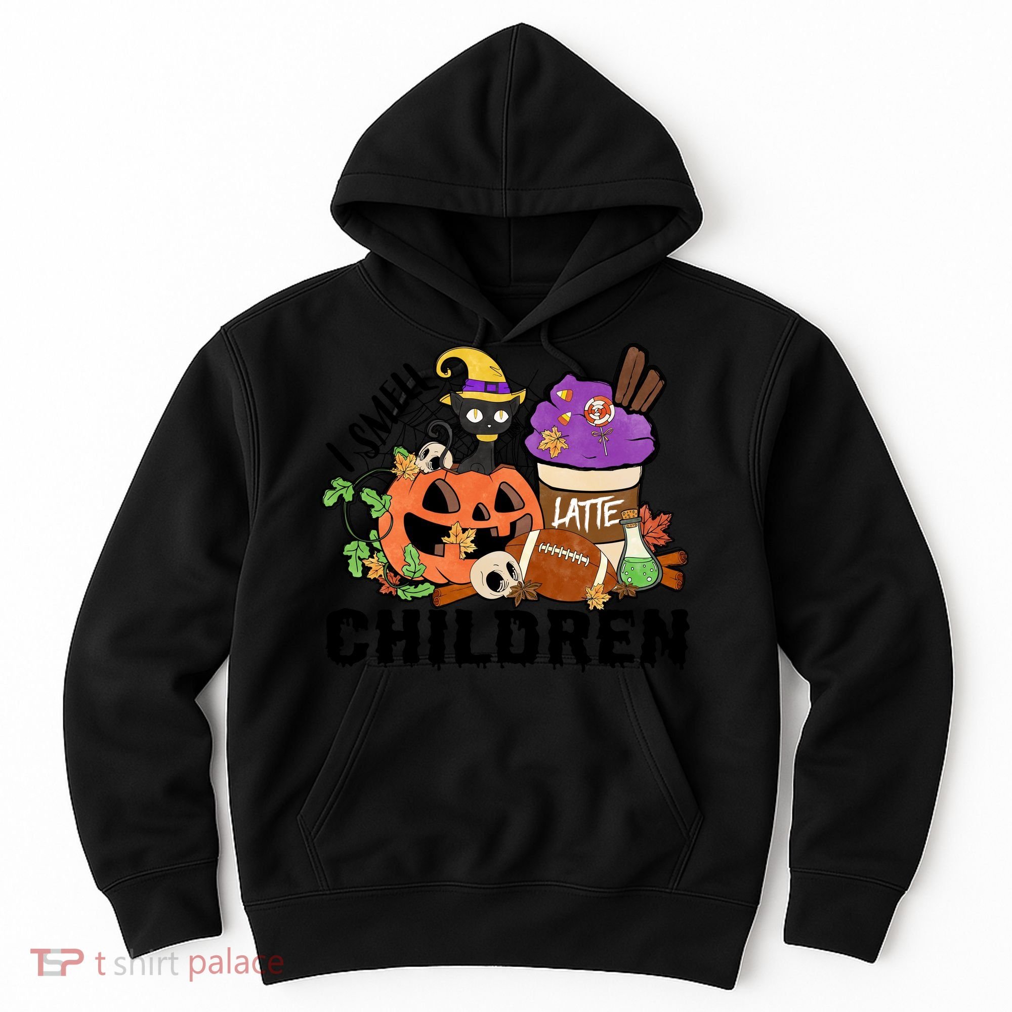 Halloween I Smell Children Hocus Pocus Coffee Latte Hoodie
