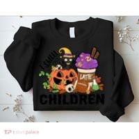 Halloween I Smell Children Hocus Pocus Coffee Latte Sweatshirt thumb 2