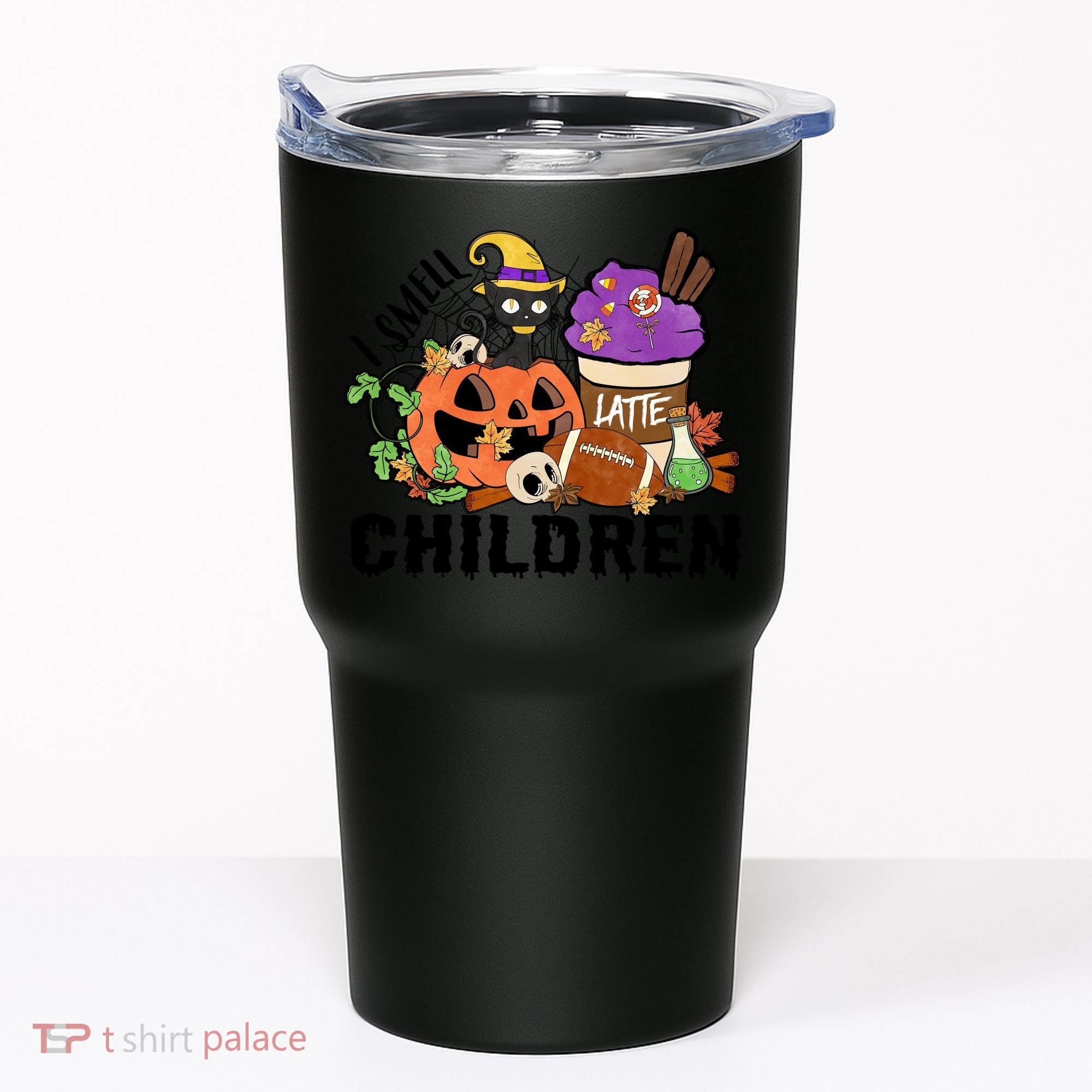 Halloween I Smell Children Hocus Pocus Coffee Latte Tumbler