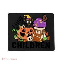 Halloween I Smell Children Hocus Pocus Coffee Latte Mousepad thumb 0